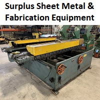 Surplus Sheet Metal Equipment